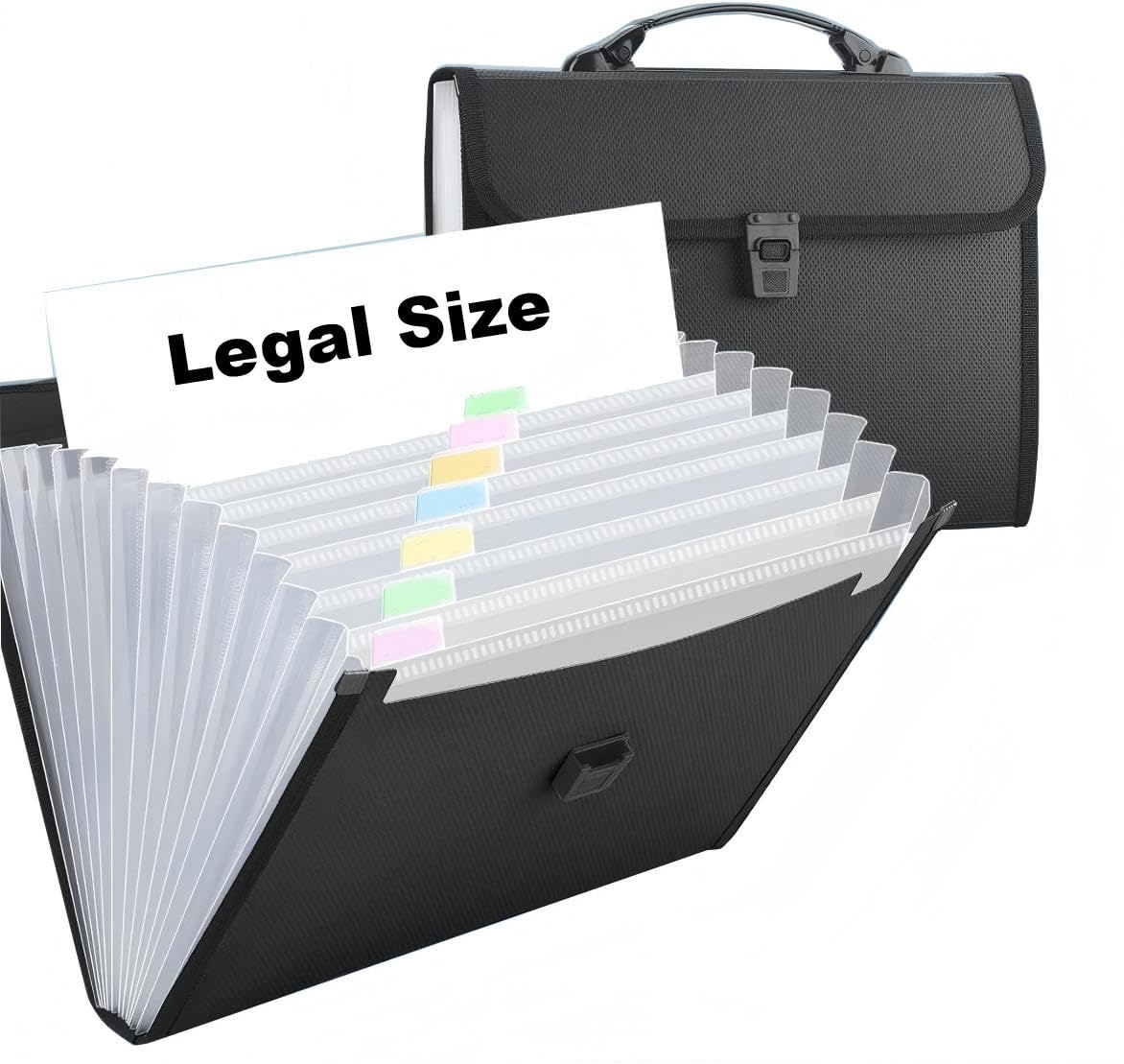 Amazon.com : Extra Large Legal Size/Foolscap 12 Pockets Accordion